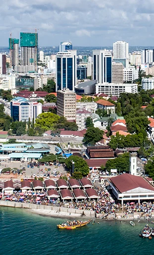 Dar Es Salaam City Image for rent in Tanzania — Tanzania 4x4 car rental, self-drive and safari vehicles